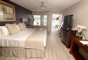 Chambre Deluxe, 1 très grand lit, vue océan (Private Balcony) | Literie de qualité supérieure, surmatelas, rideaux occultants