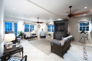 TV, video games, books, stereo