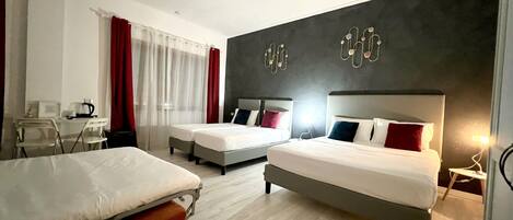 4 bedrooms, iron/ironing board, free WiFi, bed sheets