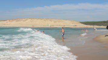 Vlak bij het strand