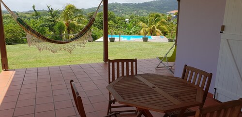 Villa with Pool F3 south Martinique between mountain and sea