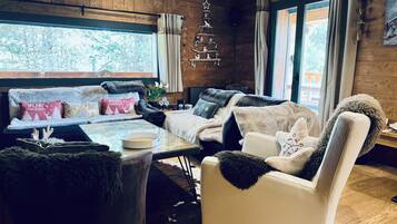 Smart TV, caminetto, videogiochi, lettore DVD