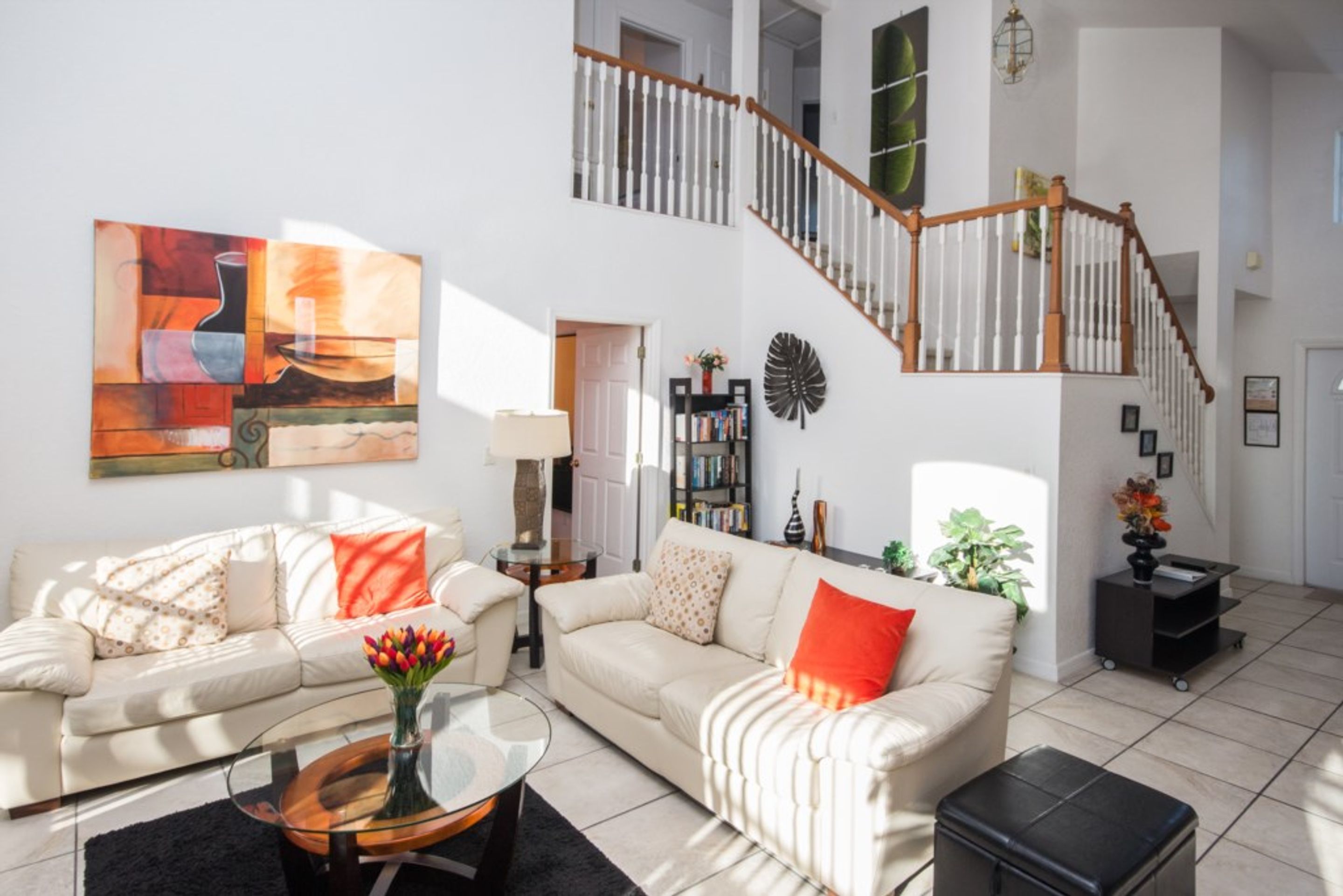 House, 4 Bedrooms | Living area | Flat-screen TV