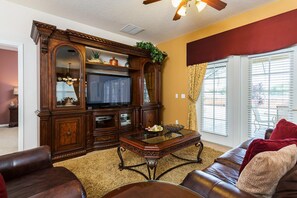 House, 5 Bedrooms | Living area | TV, stereo - Acadia Estates 8017 (Kissimmee)