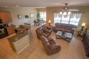 House, 5 Bedrooms | Living area | Flat-screen TV, DVD player - Sand Hill 2632 (Davenport)