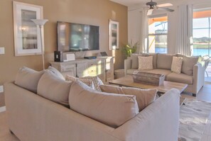 House, Multiple Beds | Living area