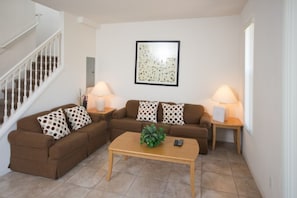 Townhome, 3 Bedrooms | Living area | TV