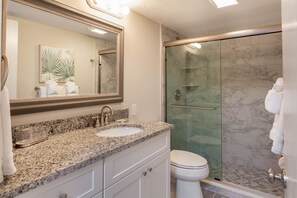 Apartment, 1 Schlafzimmer | Badezimmer | Haartrockner, Handtücher, Seife, Shampoo