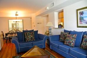 Condo, 2 Bedrooms | Living area | Flat-screen TV - Fort Myers Beach Area 7327 - 108 (Fort Myers Beach)