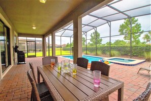 Ferienhaus, Mehrere Betten | Außenpool