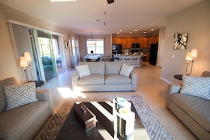 House, Multiple Beds | Living area