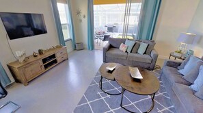 Maison en rangée, 3 chambres | Aire de séjour | Téléviseur à écran plat