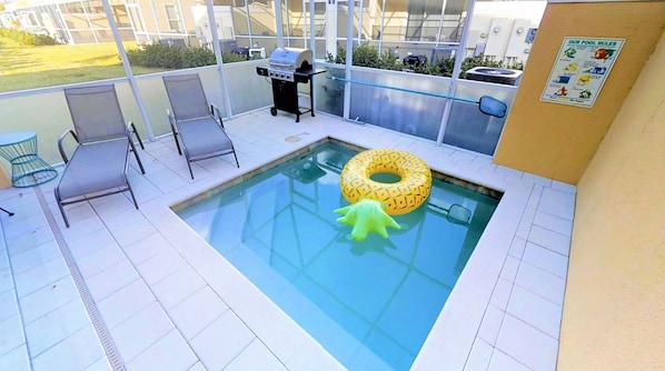 Maison mitoyenne, 3 chambres | Bain à remous intérieur