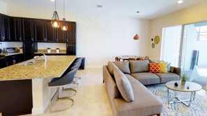 Townhome, 4 Bedrooms | Living area | Flat-screen TV - Festival Resort 305 (Davenport)