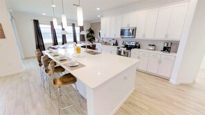 House, Multiple Beds | Private kitchen