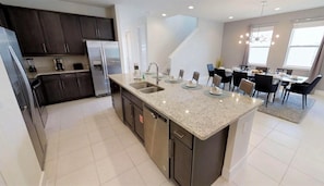 House, Multiple Beds | Private kitchen | Fridge, dishwasher, cookware/dishes/utensils