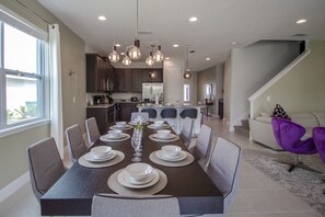 獨棟房屋, 多張床 | 房內用餐區