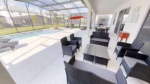 Ferienhaus, Mehrere Betten | Terrasse/Patio