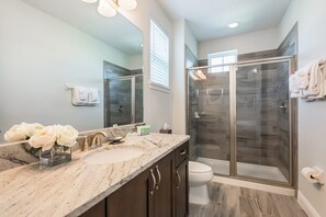 House, Multiple Beds | Bathroom | Hair dryer, towels