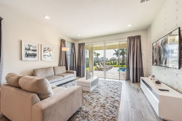 House, Multiple Beds | Living area