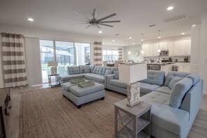 House, Multiple Beds | Living area | Flat-screen TV, table football - Sonoma Resort 3861 (Kissimmee)