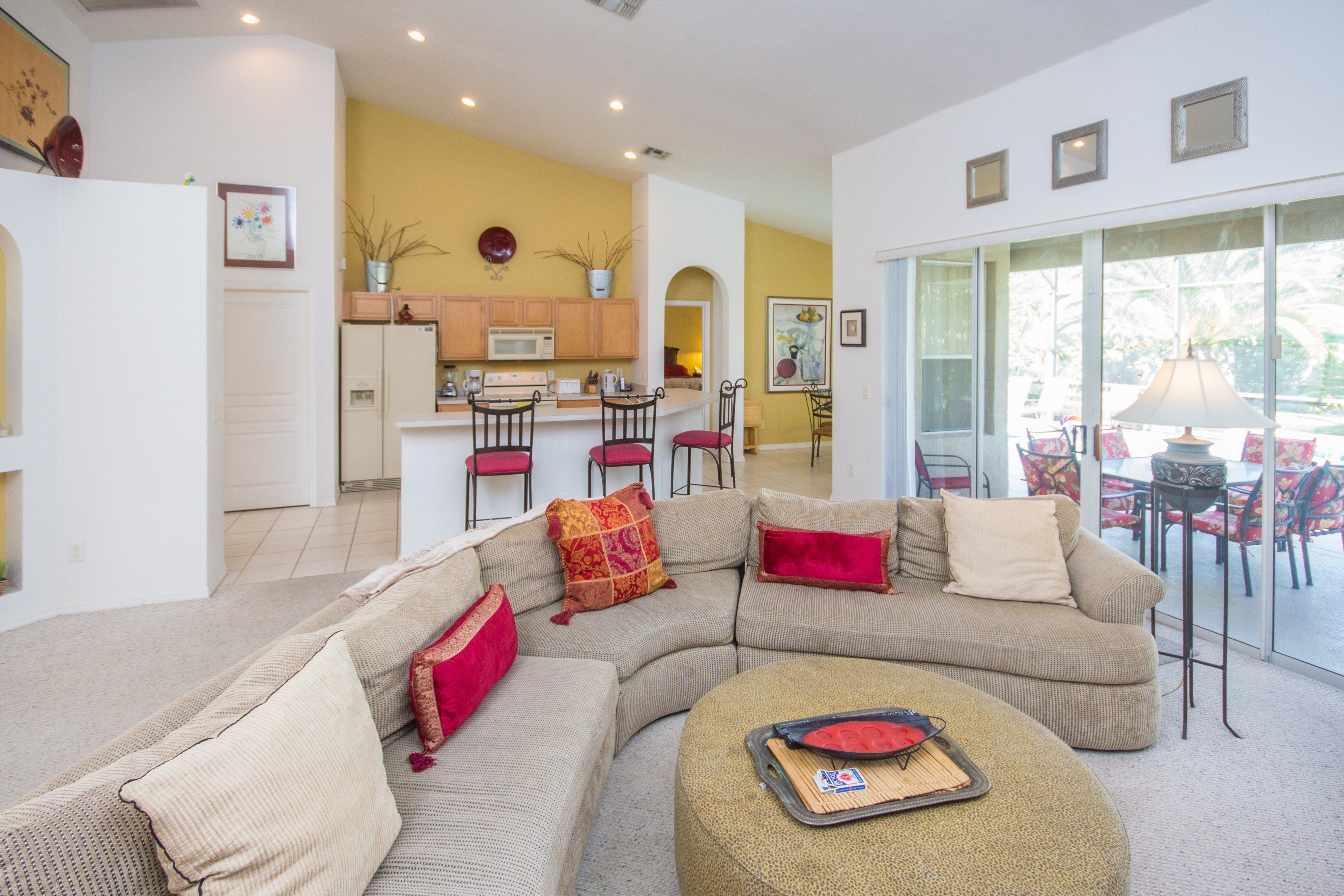 House, 4 Bedrooms | Living area | Flat-screen TV