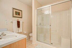 Ferienhaus, 3 Schlafzimmer | Badezimmer | Haartrockner