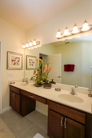 House, 6 Bedrooms | Bathroom | Hair dryer - Solterra 4047 (Davenport)