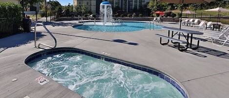 Indoor pool, outdoor pool
