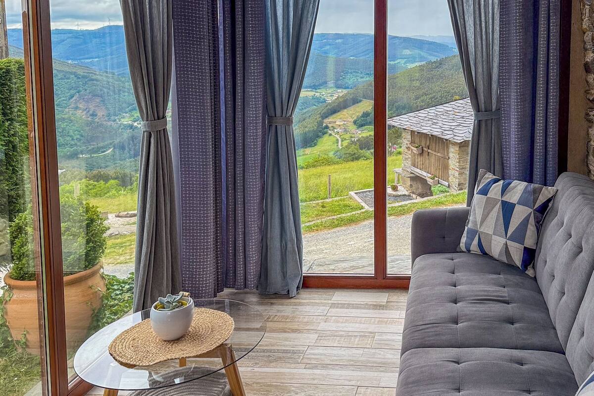 Villa - 1 sovrum - utsikt mot dalen (Camelia) | 1 sovrum, individuell inredning, skrivbord och gratis wi-fi