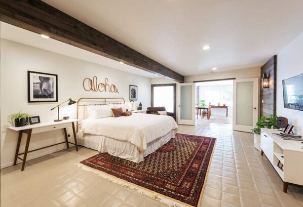 1 bedroom, internet, bed sheets