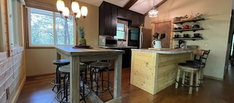 House in the trees/woods