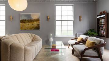 Sittområde i lobbyn