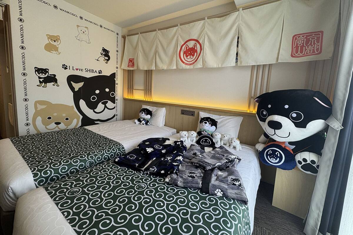 ห้องสแตนดาร์ดทวิน, ปลอดบุหรี่ (Wankodo Collaboration Room) | เครื่องนอนระดับพรีเมียม, เตีย ง Select Comfort, ตู้นิรภัยในห้องพัก