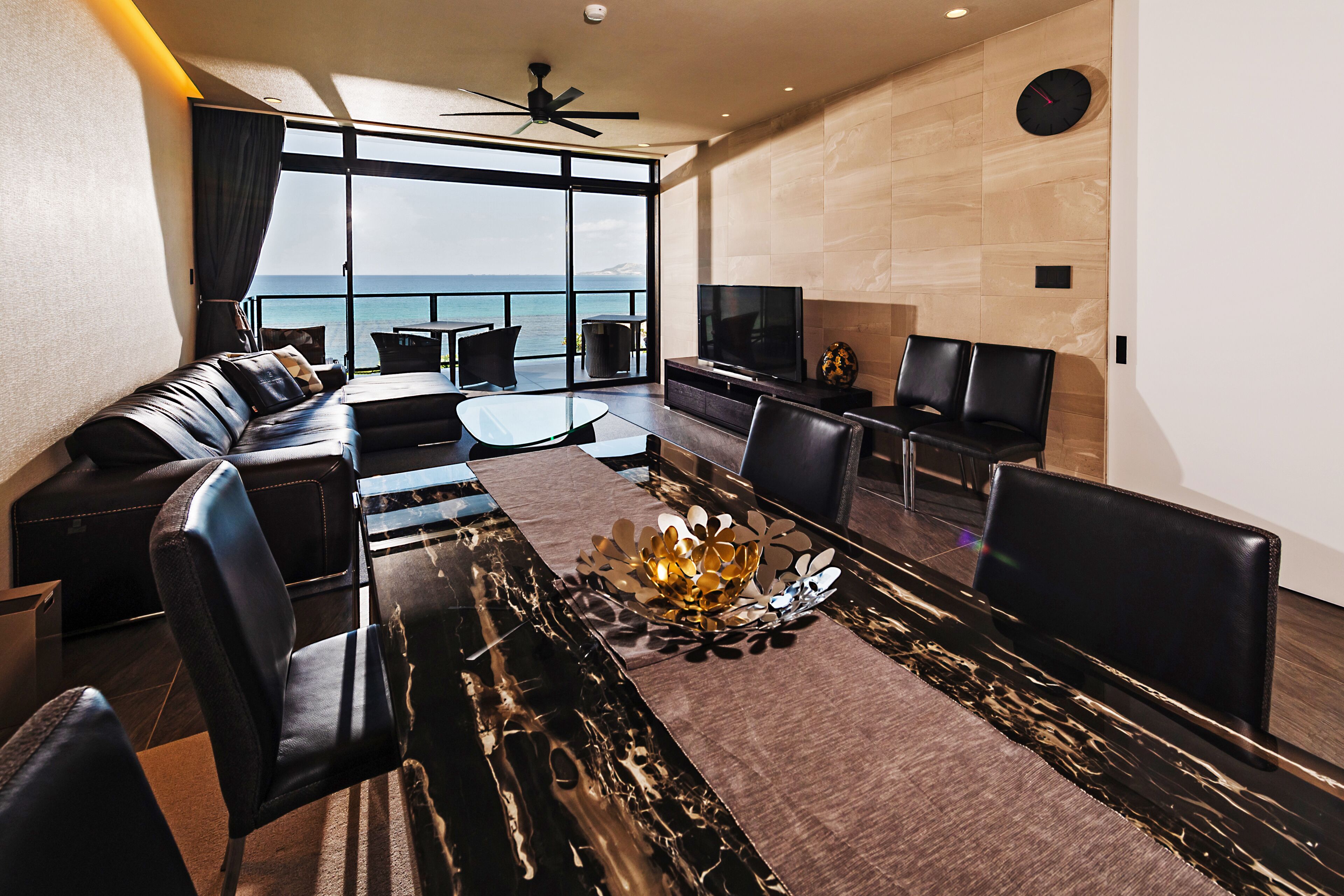 Appart'hôtel Luxe, 2 chambres, vue océan (Modern Suite, 3F [N])