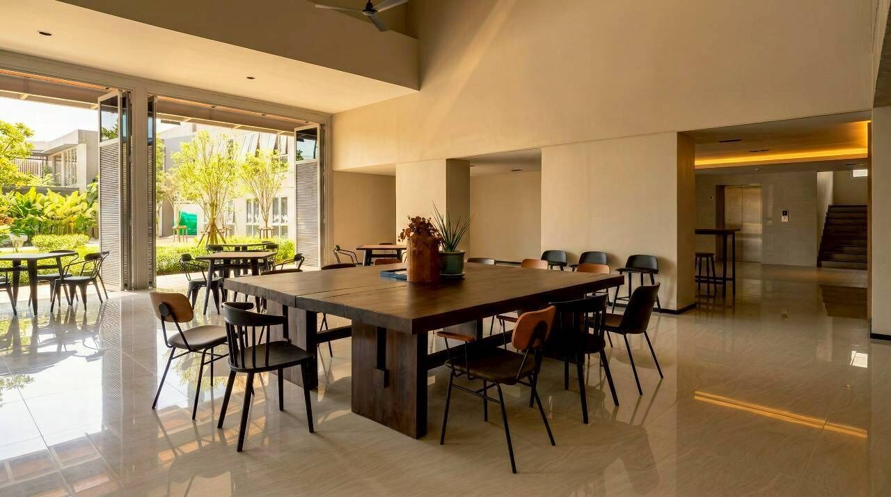 Sitteområde i lobbyen