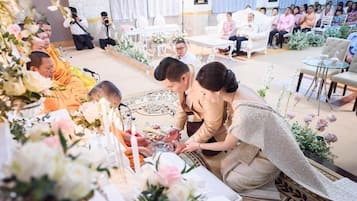 Indoor wedding