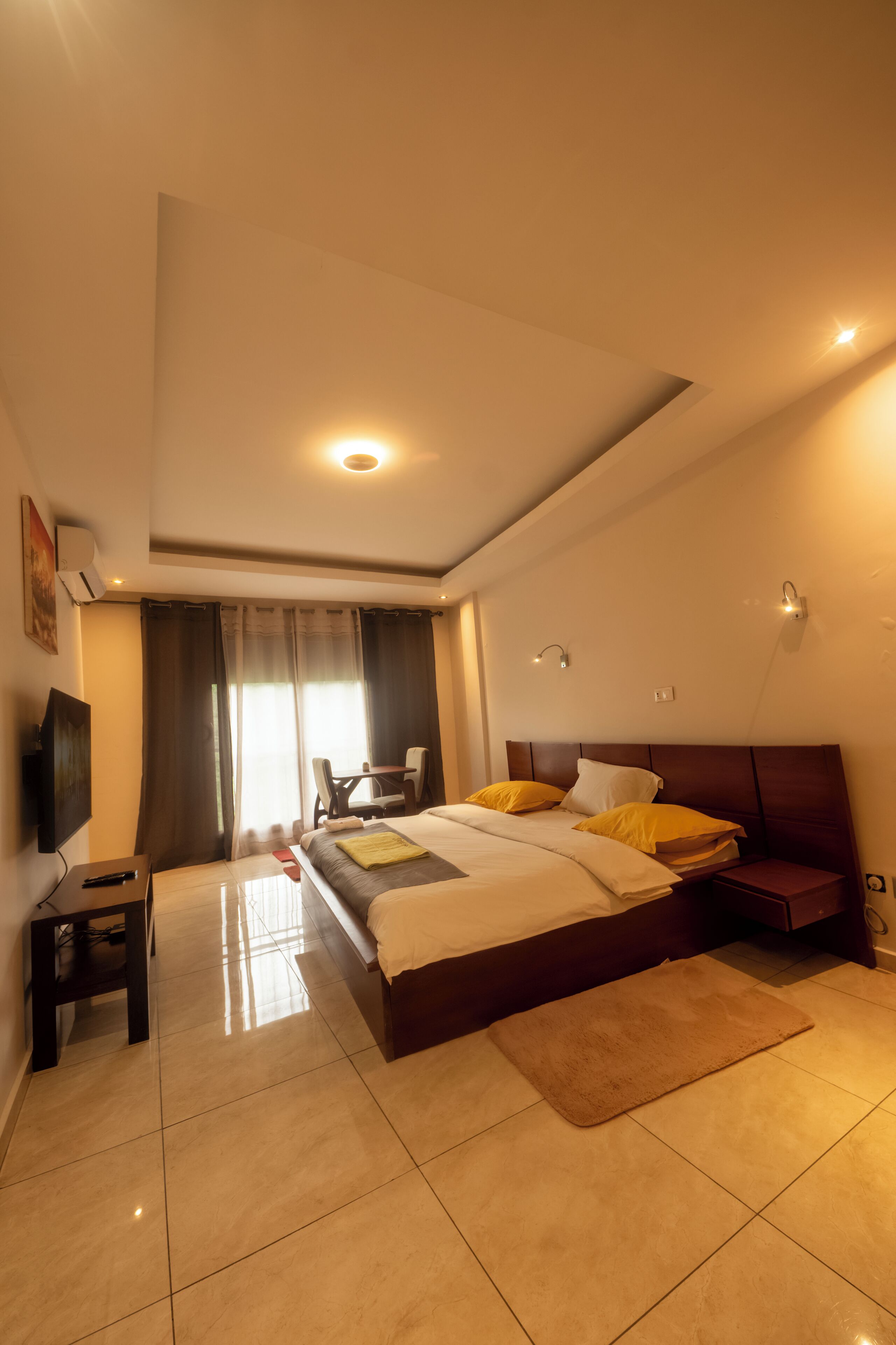 Suite Studio Exécutive | 3 chambres, draps en coton égyptien, literie de qualité supérieure