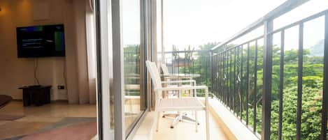 Executive-Apartment, 1 King-Bett, Terrasse | Terrasse/Patio