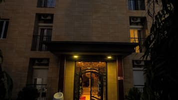 Overnatningsstedets facade