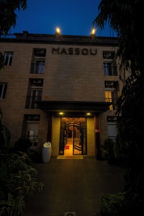 Fachada de la propiedad