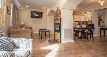 Rail house 3 bedroom, 2 bath, 2 story house. Lots parking Downtown Hill City, SD