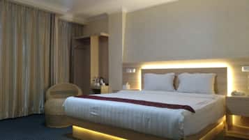 Free WiFi, bed sheets