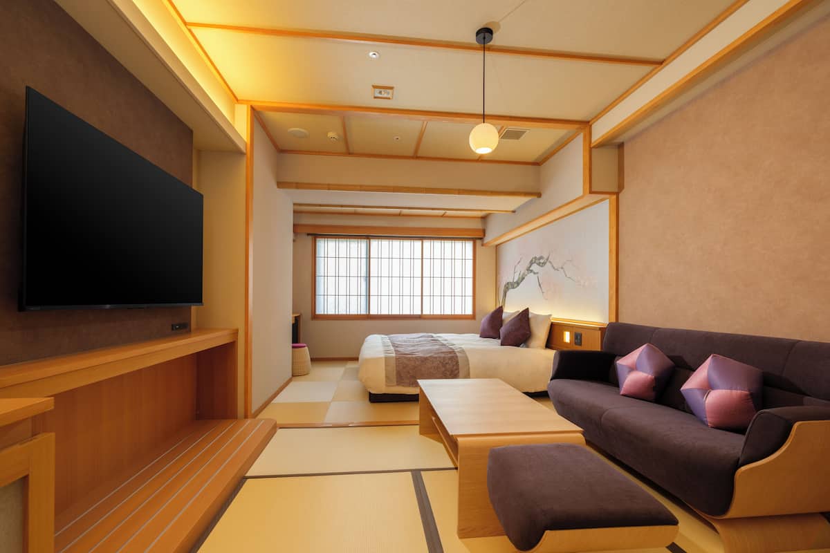 일본식 더블룸, 금연 (Japanese Western Style) | 객실 내 금고, 다리미/다리미판, 무료 WiFi, 침대 시트