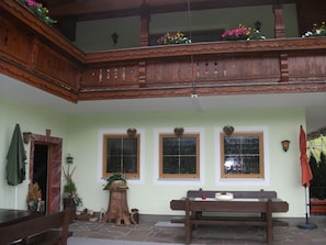 Entrée de l’hébergement