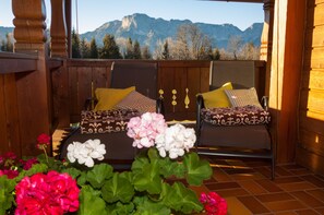 Terrace/patio - Ferienwohnungen Gästehaus Lärcheck (Berchtesgaden)