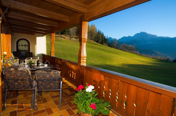 Apartment, Mountain View (Morgensonne) | Balcony