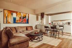 Panoramic-Apartment (Acropolis View) | Wohnbereich