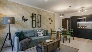 Apartamento superluxo | Sala de estar | Smart TV