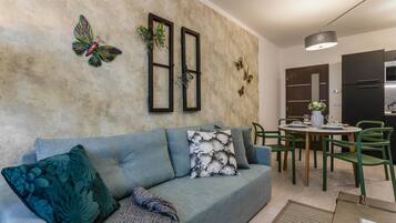 Apartamento superluxo | Sala de estar | Smart TV
